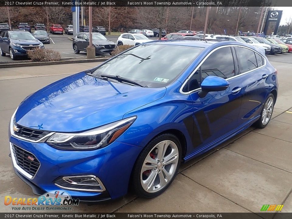 2017 Chevrolet Cruze Premier Kinetic Blue Metallic / Jet Black Photo #7