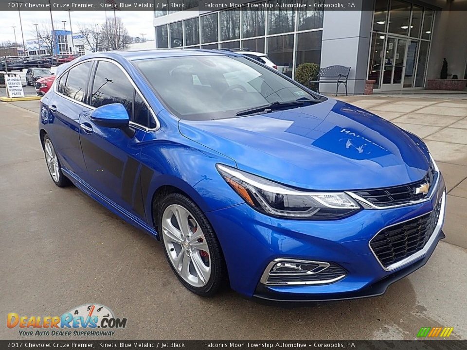 2017 Chevrolet Cruze Premier Kinetic Blue Metallic / Jet Black Photo #9