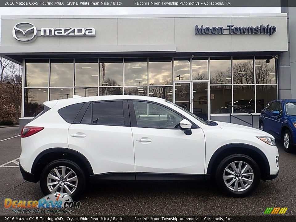 2016 Mazda CX-5 Touring AWD Crystal White Pearl Mica / Black Photo #1