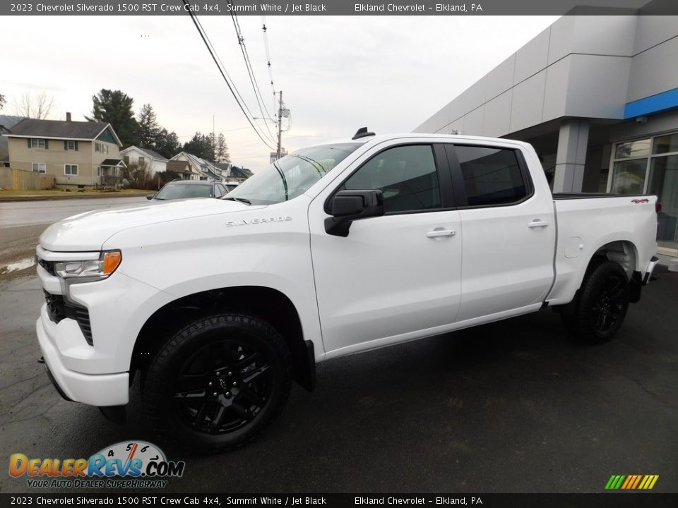 2023 Chevrolet Silverado 1500 RST Crew Cab 4x4 Summit White / Jet Black Photo #2