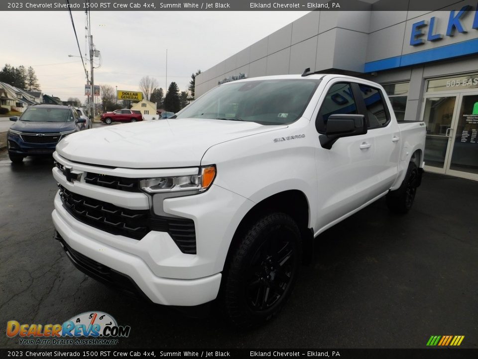 2023 Chevrolet Silverado 1500 RST Crew Cab 4x4 Summit White / Jet Black Photo #3