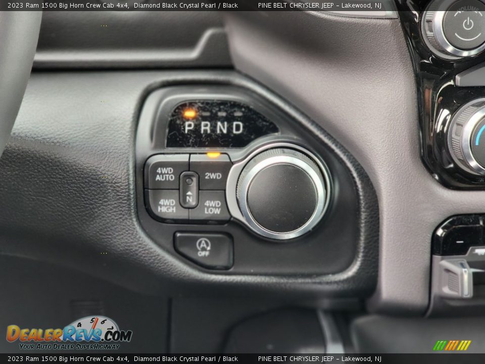 2023 Ram 1500 Big Horn Crew Cab 4x4 Diamond Black Crystal Pearl / Black Photo #12