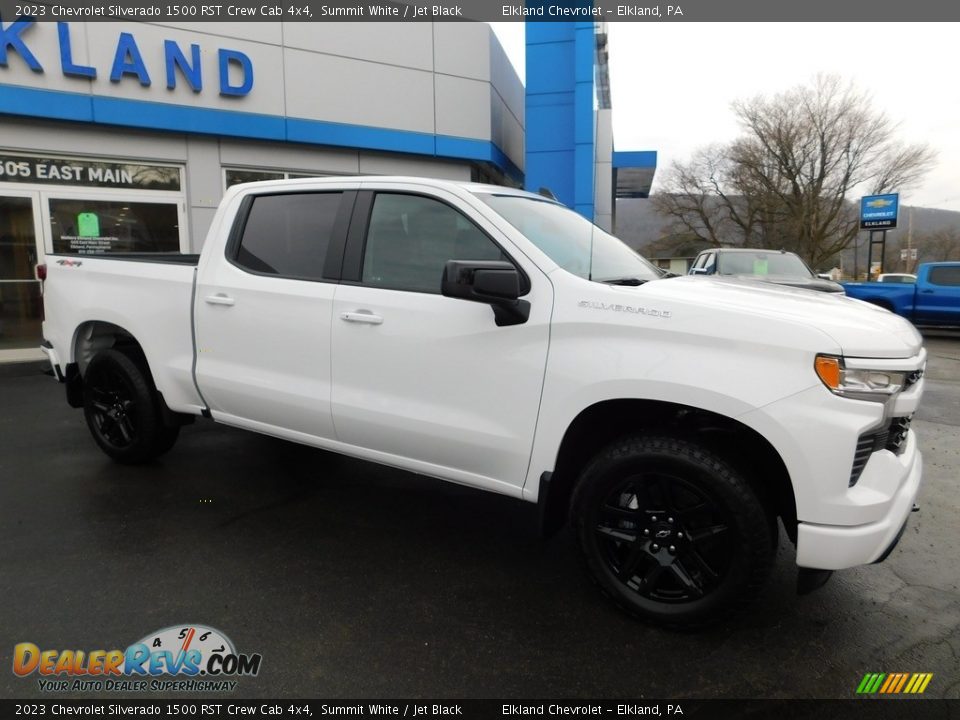 2023 Chevrolet Silverado 1500 RST Crew Cab 4x4 Summit White / Jet Black Photo #6