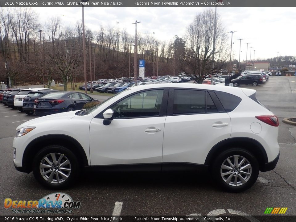 2016 Mazda CX-5 Touring AWD Crystal White Pearl Mica / Black Photo #6