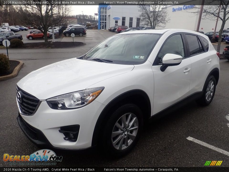 2016 Mazda CX-5 Touring AWD Crystal White Pearl Mica / Black Photo #7