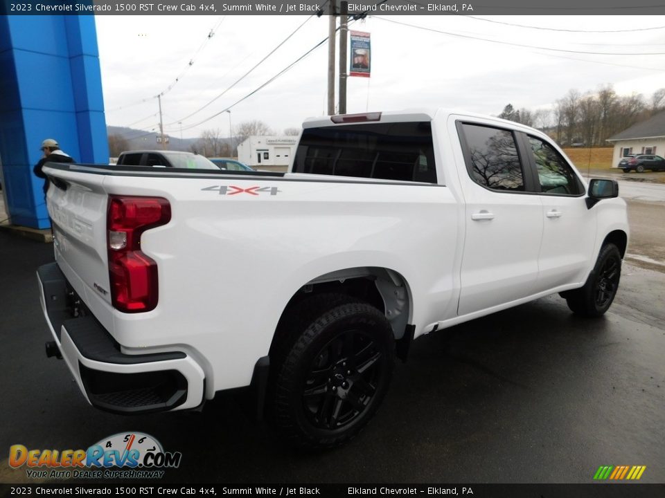 2023 Chevrolet Silverado 1500 RST Crew Cab 4x4 Summit White / Jet Black Photo #8