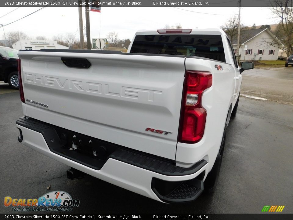 2023 Chevrolet Silverado 1500 RST Crew Cab 4x4 Summit White / Jet Black Photo #9