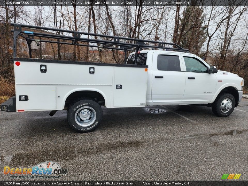 2020 Ram 3500 Tradesman Crew Cab 4x4 Chassis Bright White / Black/Diesel Gray Photo #1