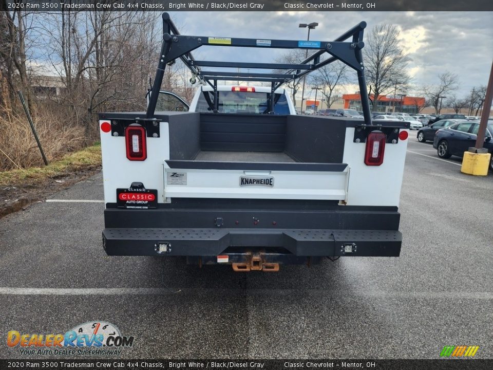 2020 Ram 3500 Tradesman Crew Cab 4x4 Chassis Bright White / Black/Diesel Gray Photo #3