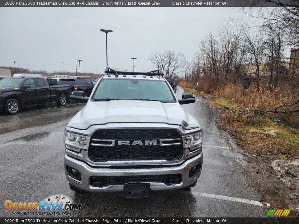 2020 Ram 3500 Tradesman Crew Cab 4x4 Chassis Bright White / Black/Diesel Gray Photo #4