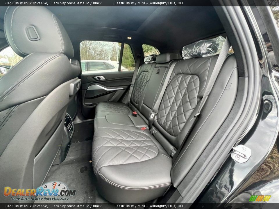 Rear Seat of 2023 BMW X5 xDrive45e Photo #6