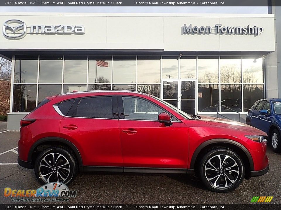 2023 Mazda CX-5 S Premium AWD Soul Red Crystal Metallic / Black Photo #1