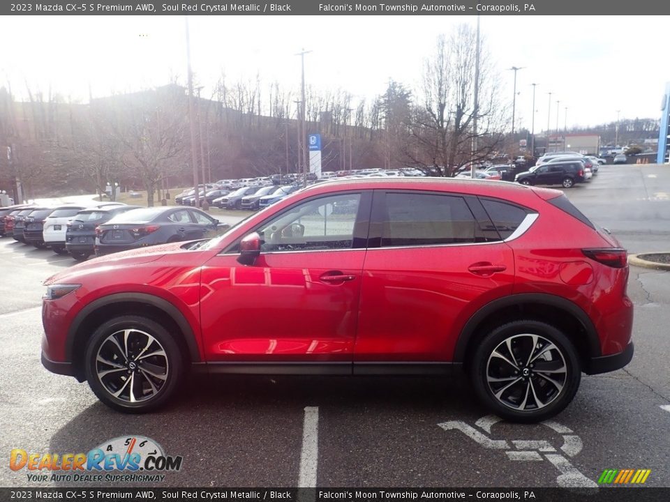 2023 Mazda CX-5 S Premium AWD Soul Red Crystal Metallic / Black Photo #5