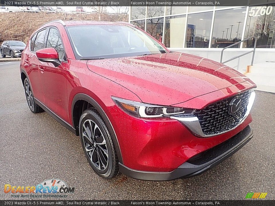 2023 Mazda CX-5 S Premium AWD Soul Red Crystal Metallic / Black Photo #8