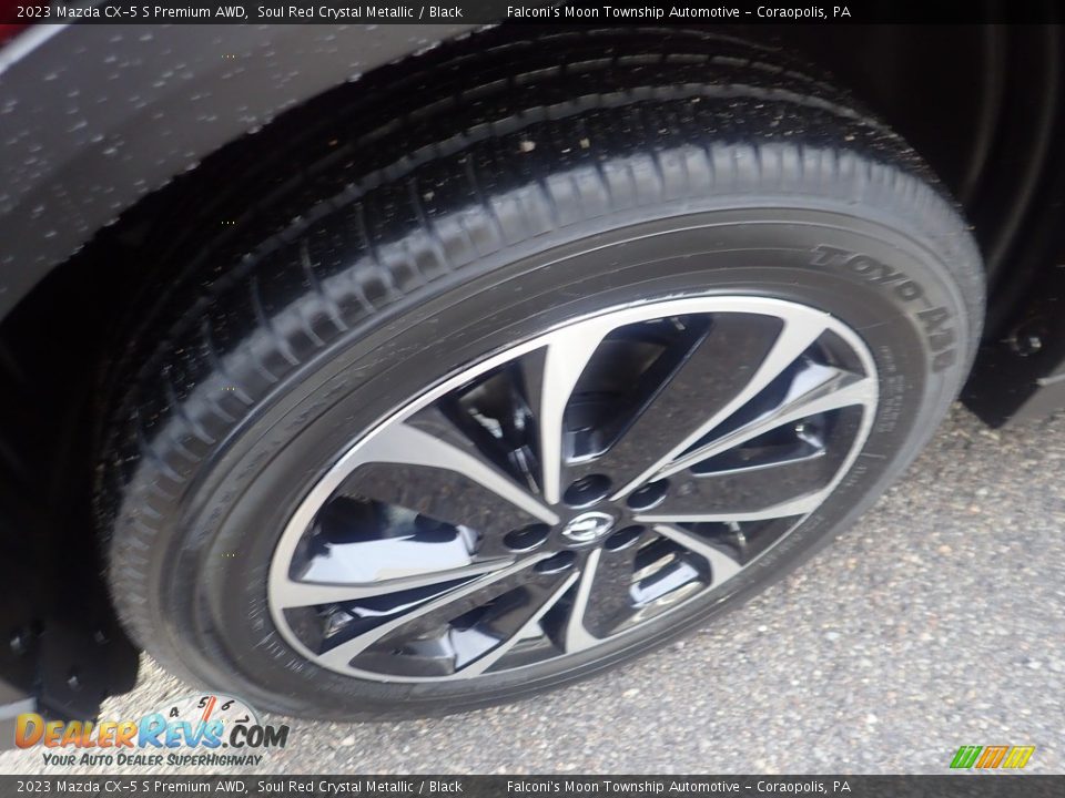2023 Mazda CX-5 S Premium AWD Soul Red Crystal Metallic / Black Photo #9