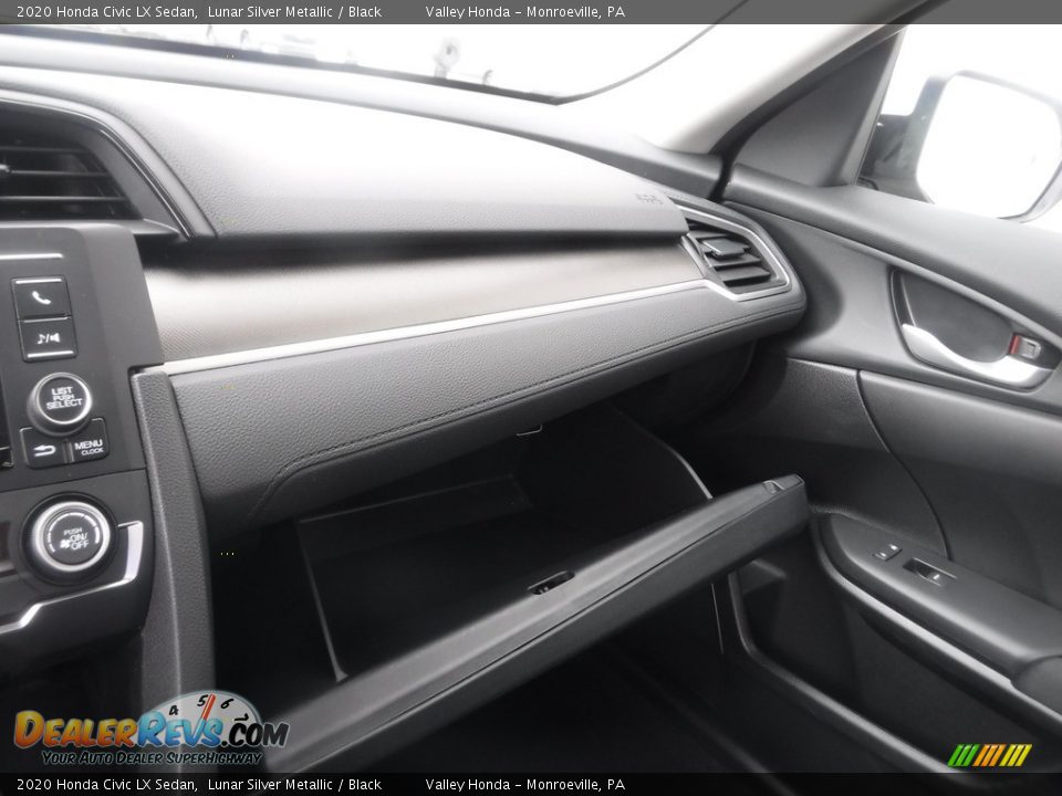 2020 Honda Civic LX Sedan Lunar Silver Metallic / Black Photo #16