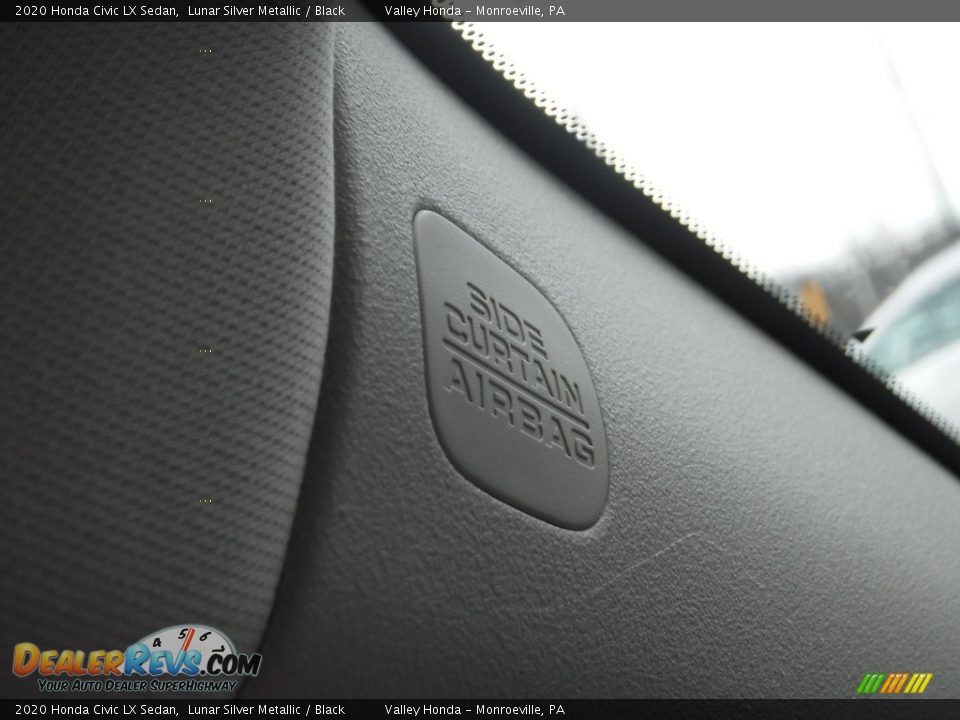 2020 Honda Civic LX Sedan Lunar Silver Metallic / Black Photo #20