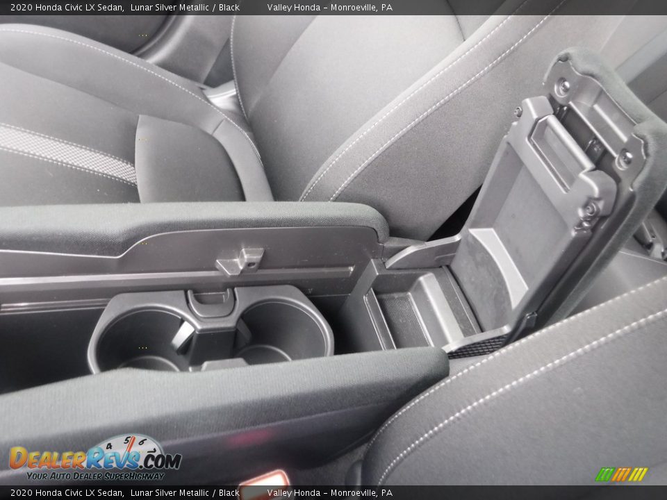 2020 Honda Civic LX Sedan Lunar Silver Metallic / Black Photo #21