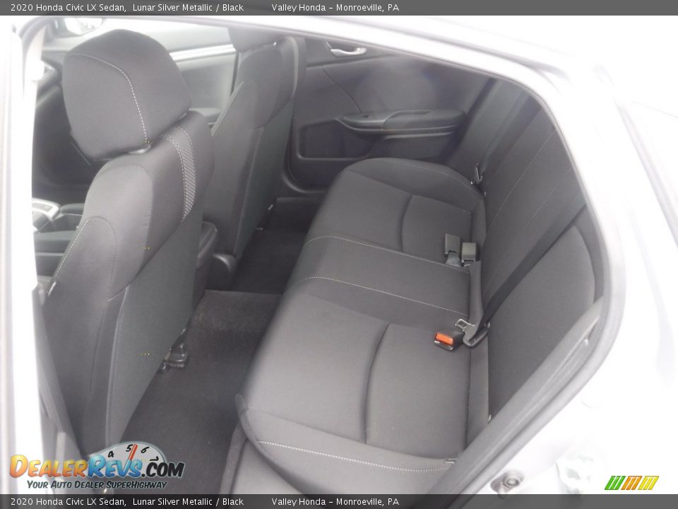 2020 Honda Civic LX Sedan Lunar Silver Metallic / Black Photo #23