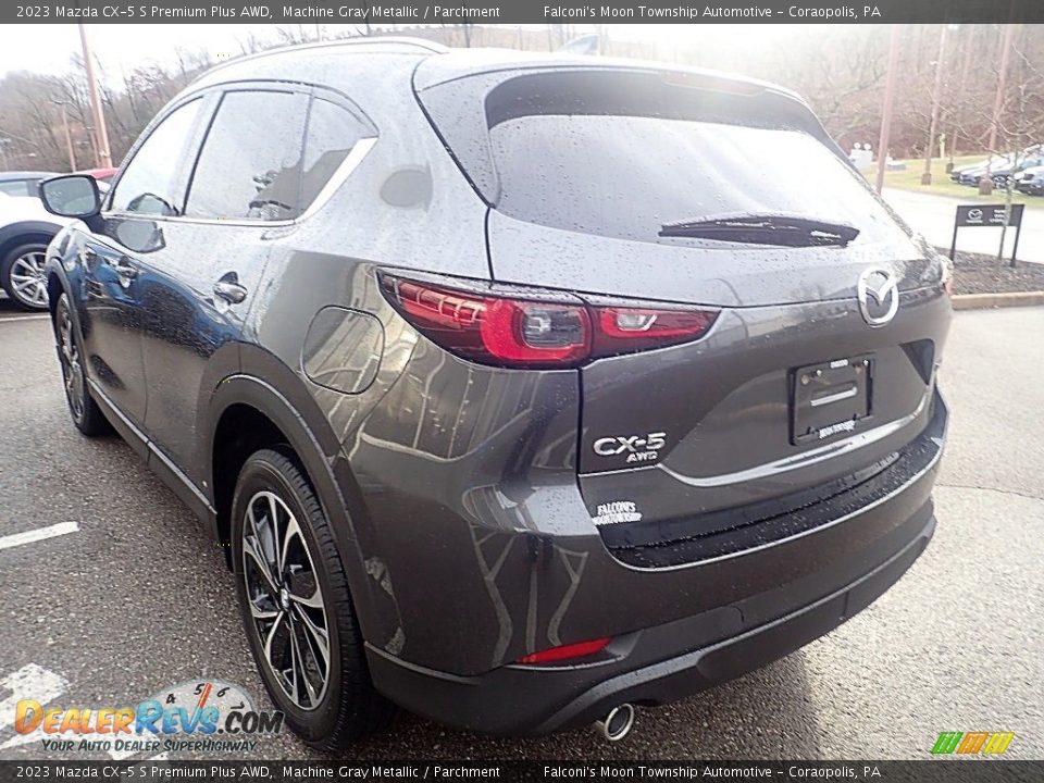 2023 Mazda CX-5 S Premium Plus AWD Machine Gray Metallic / Parchment Photo #4