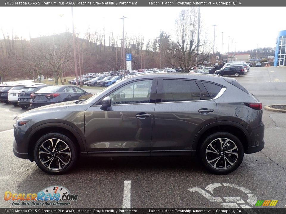 Machine Gray Metallic 2023 Mazda CX-5 S Premium Plus AWD Photo #5