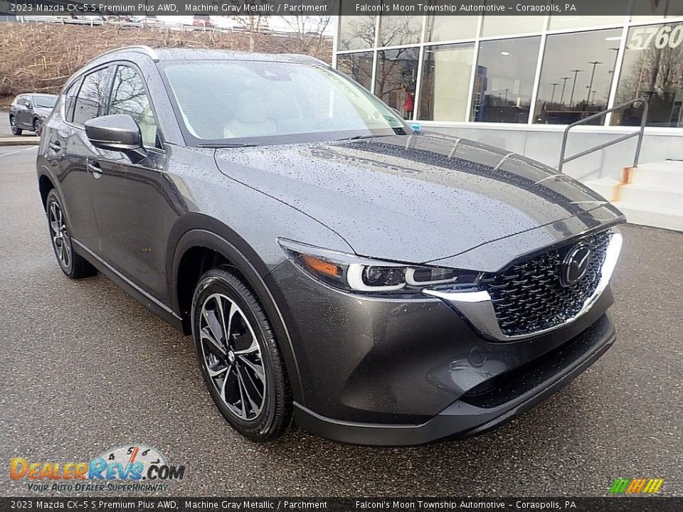 Front 3/4 View of 2023 Mazda CX-5 S Premium Plus AWD Photo #8