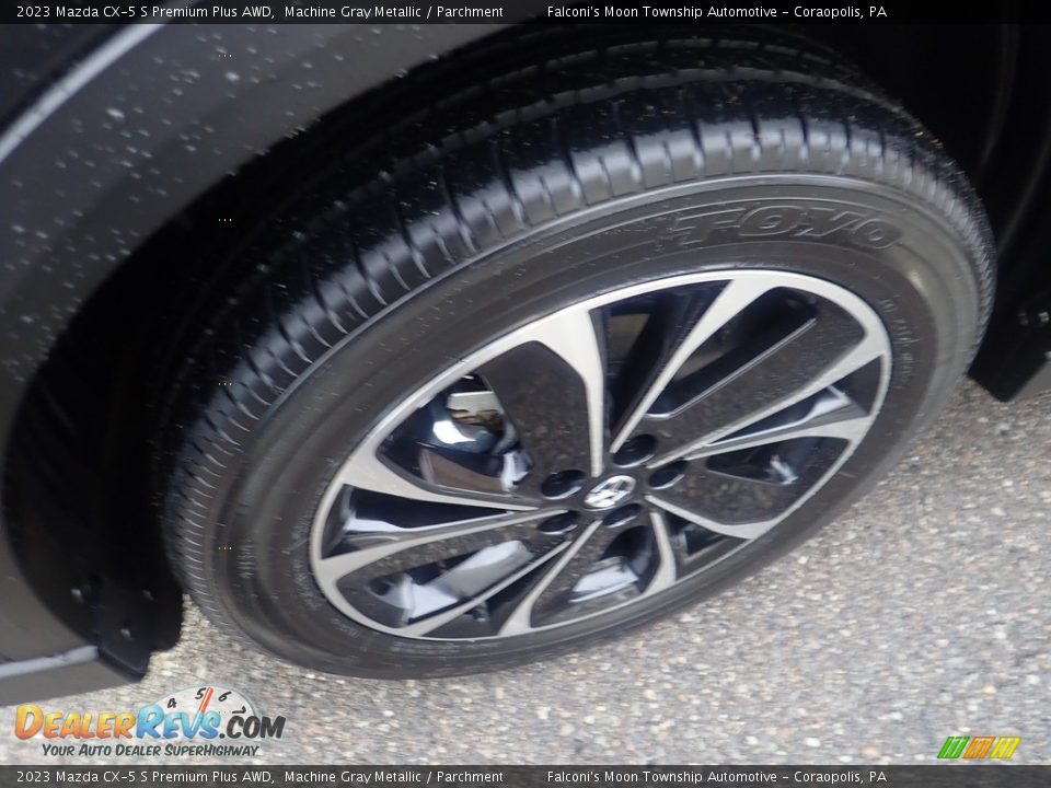 2023 Mazda CX-5 S Premium Plus AWD Machine Gray Metallic / Parchment Photo #9