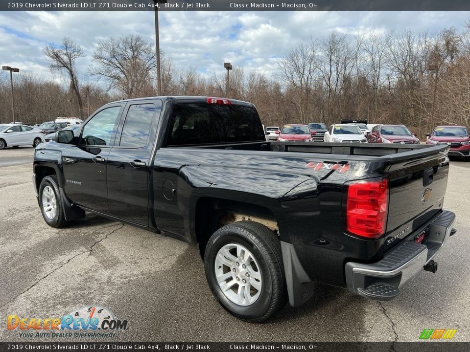 2019 Chevrolet Silverado LD LT Z71 Double Cab 4x4 Black / Jet Black Photo #2