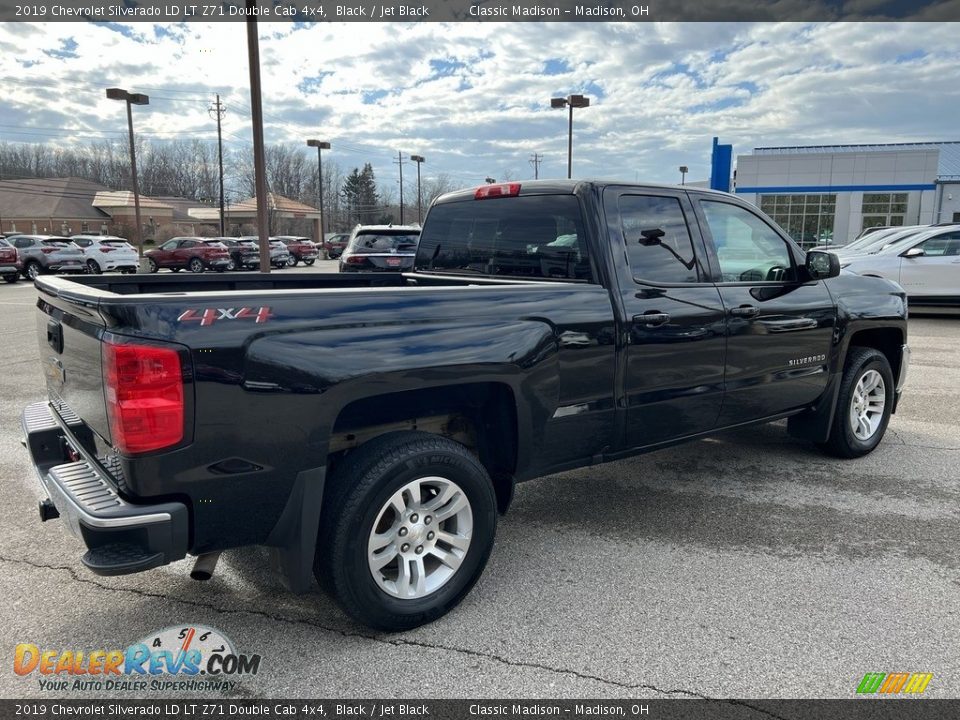 2019 Chevrolet Silverado LD LT Z71 Double Cab 4x4 Black / Jet Black Photo #3