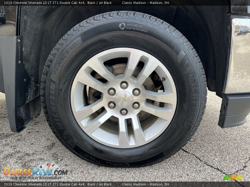 2019 Chevrolet Silverado LD LT Z71 Double Cab 4x4 Black / Jet Black Photo #5