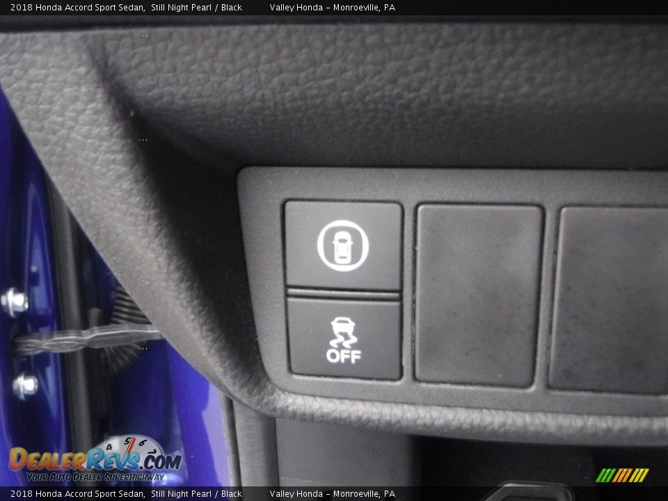 2018 Honda Accord Sport Sedan Still Night Pearl / Black Photo #14