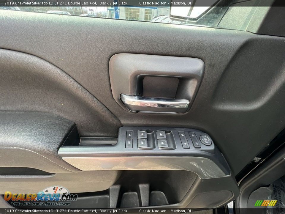 2019 Chevrolet Silverado LD LT Z71 Double Cab 4x4 Black / Jet Black Photo #8