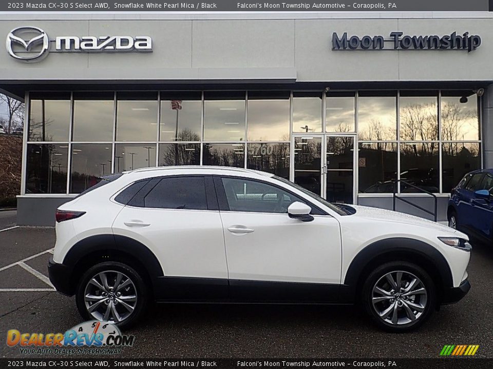 2023 Mazda CX-30 S Select AWD Snowflake White Pearl Mica / Black Photo #1