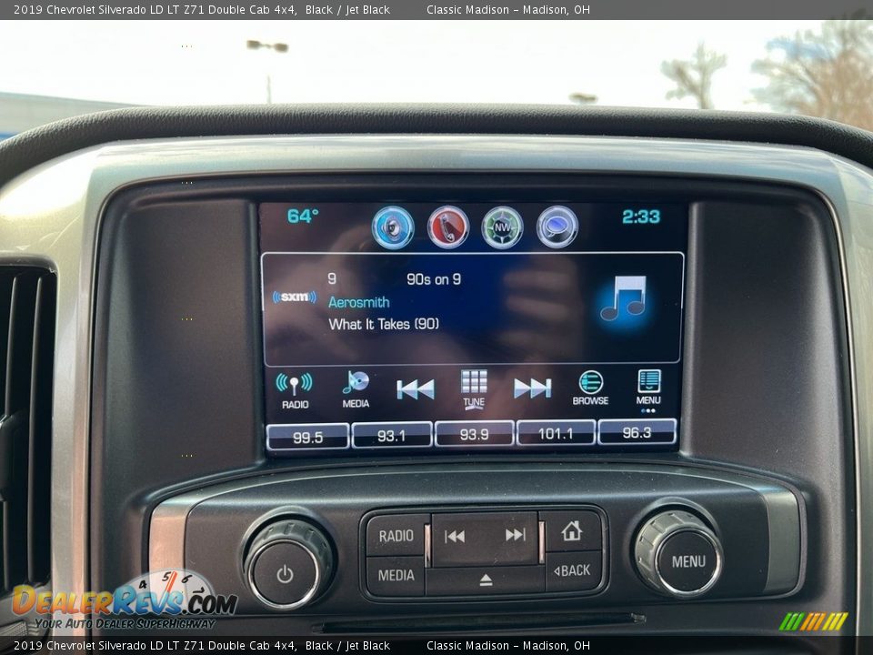 2019 Chevrolet Silverado LD LT Z71 Double Cab 4x4 Black / Jet Black Photo #11