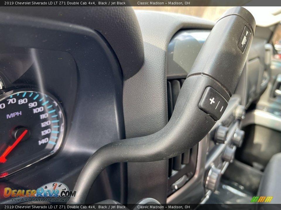2019 Chevrolet Silverado LD LT Z71 Double Cab 4x4 Black / Jet Black Photo #14