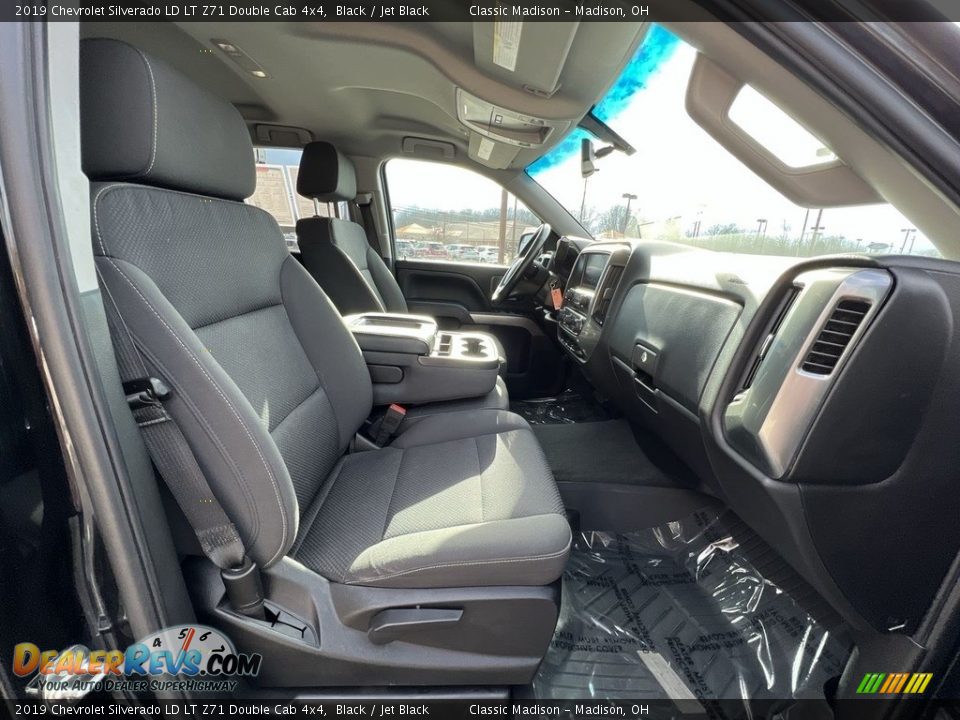2019 Chevrolet Silverado LD LT Z71 Double Cab 4x4 Black / Jet Black Photo #18