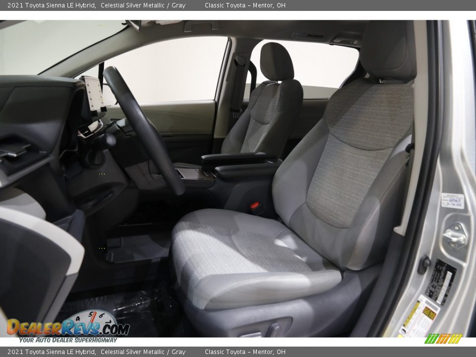 2021 Toyota Sienna LE Hybrid Celestial Silver Metallic / Gray Photo #5