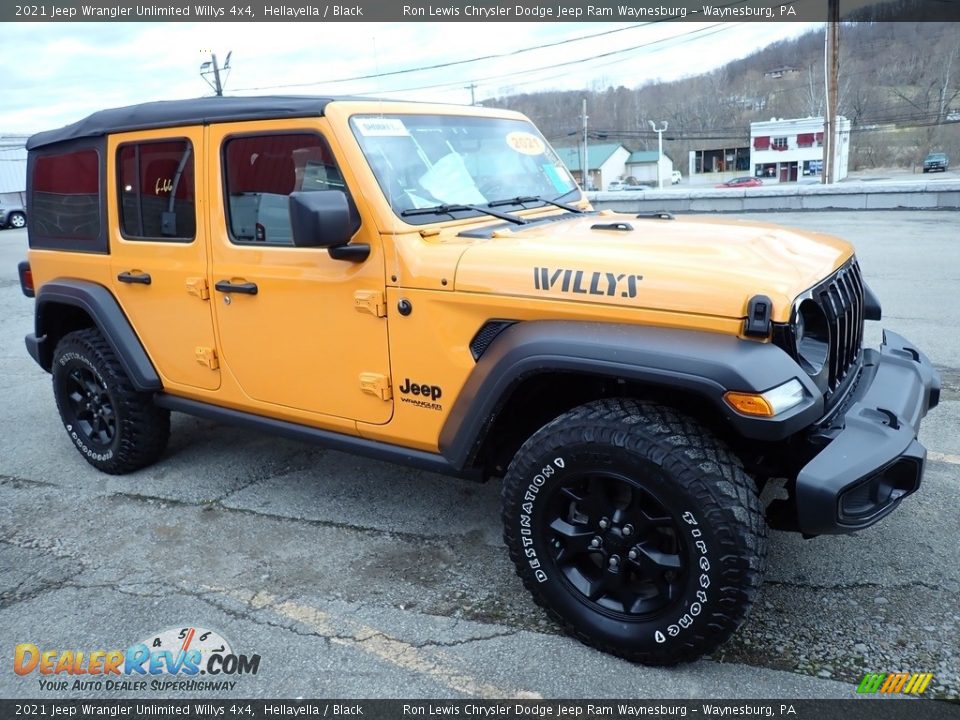 Hellayella 2021 Jeep Wrangler Unlimited Willys 4x4 Photo #4