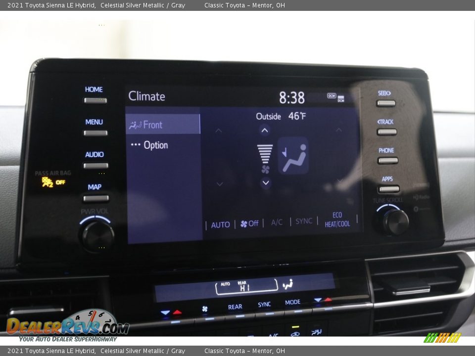 Controls of 2021 Toyota Sienna LE Hybrid Photo #12