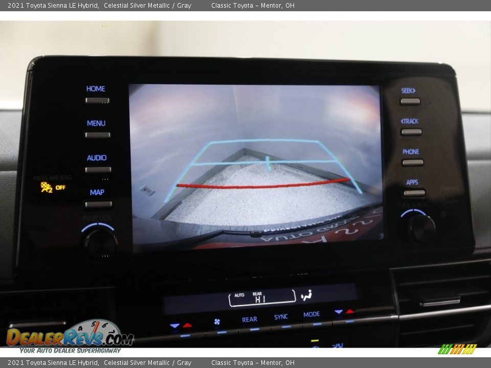 2021 Toyota Sienna LE Hybrid Celestial Silver Metallic / Gray Photo #14