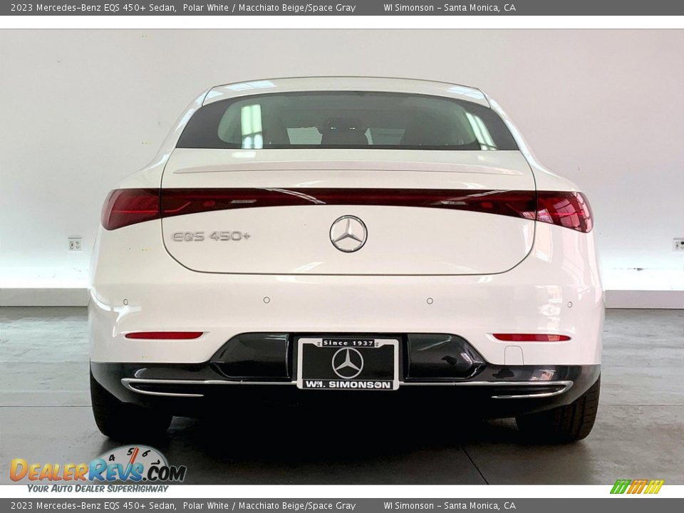 2023 Mercedes-Benz EQS 450+ Sedan Polar White / Macchiato Beige/Space Gray Photo #3