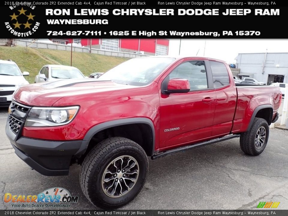 2018 Chevrolet Colorado ZR2 Extended Cab 4x4 Cajun Red Tintcoat / Jet Black Photo #1