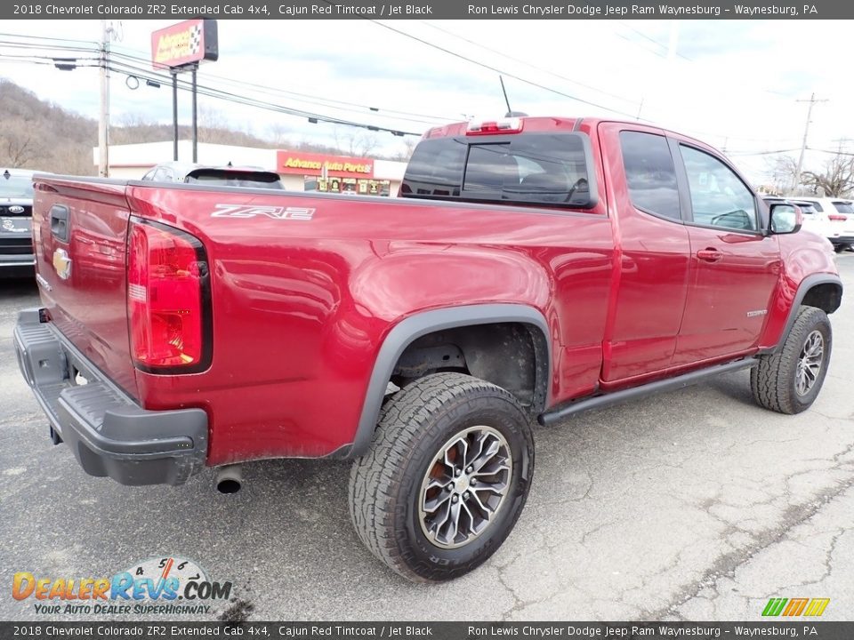 2018 Chevrolet Colorado ZR2 Extended Cab 4x4 Cajun Red Tintcoat / Jet Black Photo #6