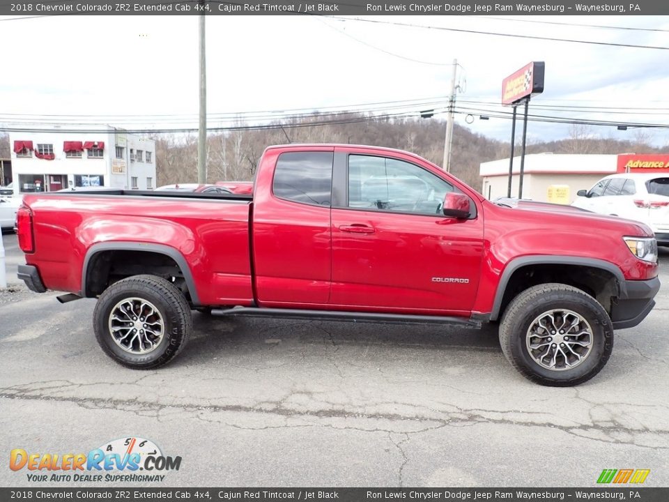 2018 Chevrolet Colorado ZR2 Extended Cab 4x4 Cajun Red Tintcoat / Jet Black Photo #7