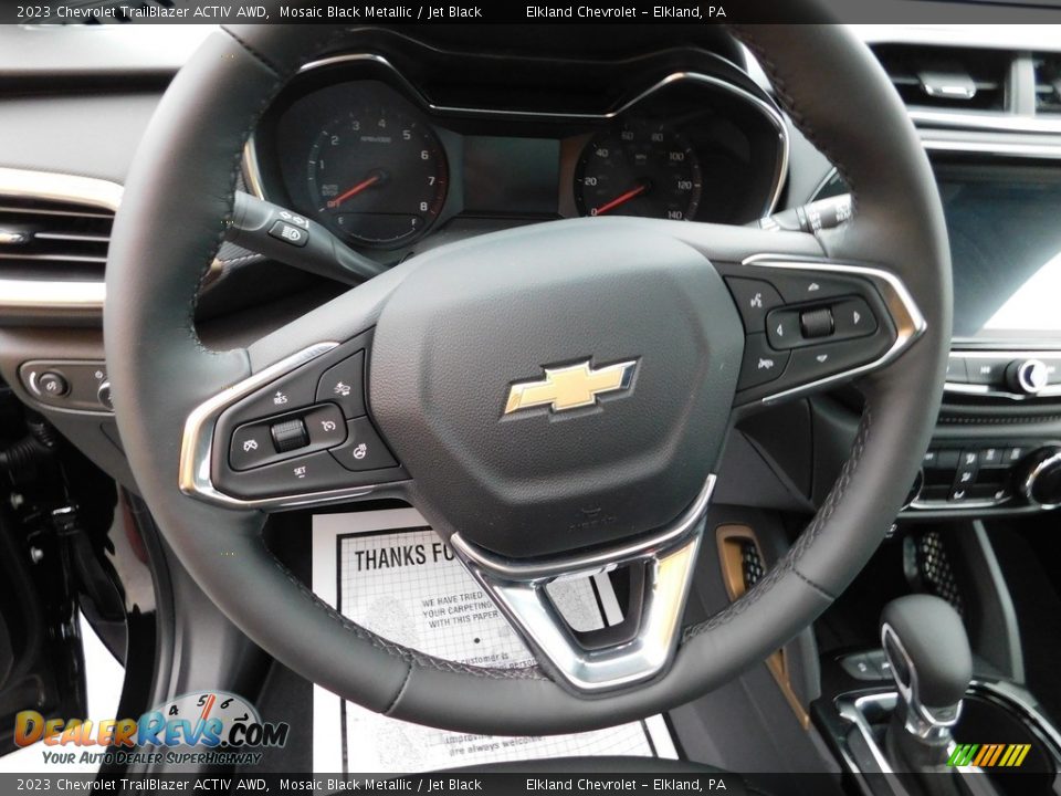 2023 Chevrolet TrailBlazer ACTIV AWD Mosaic Black Metallic / Jet Black Photo #22