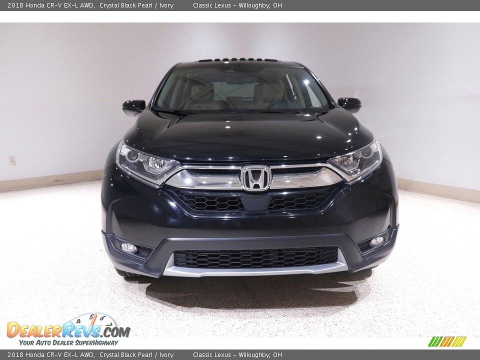 2018 Honda CR-V EX-L AWD Crystal Black Pearl / Ivory Photo #2