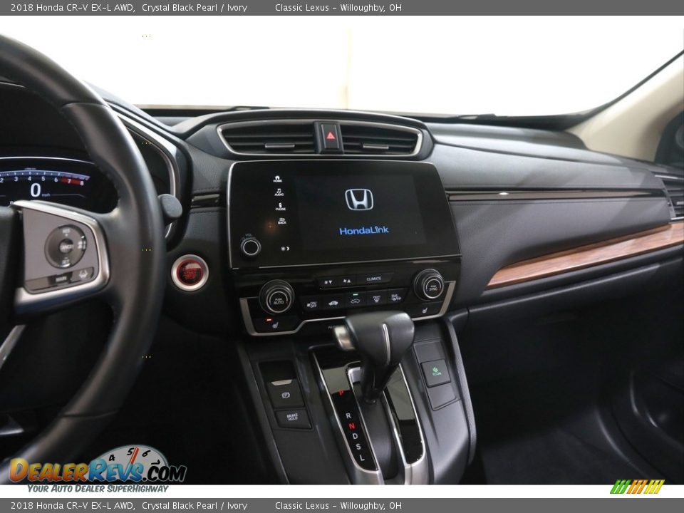 2018 Honda CR-V EX-L AWD Crystal Black Pearl / Ivory Photo #9