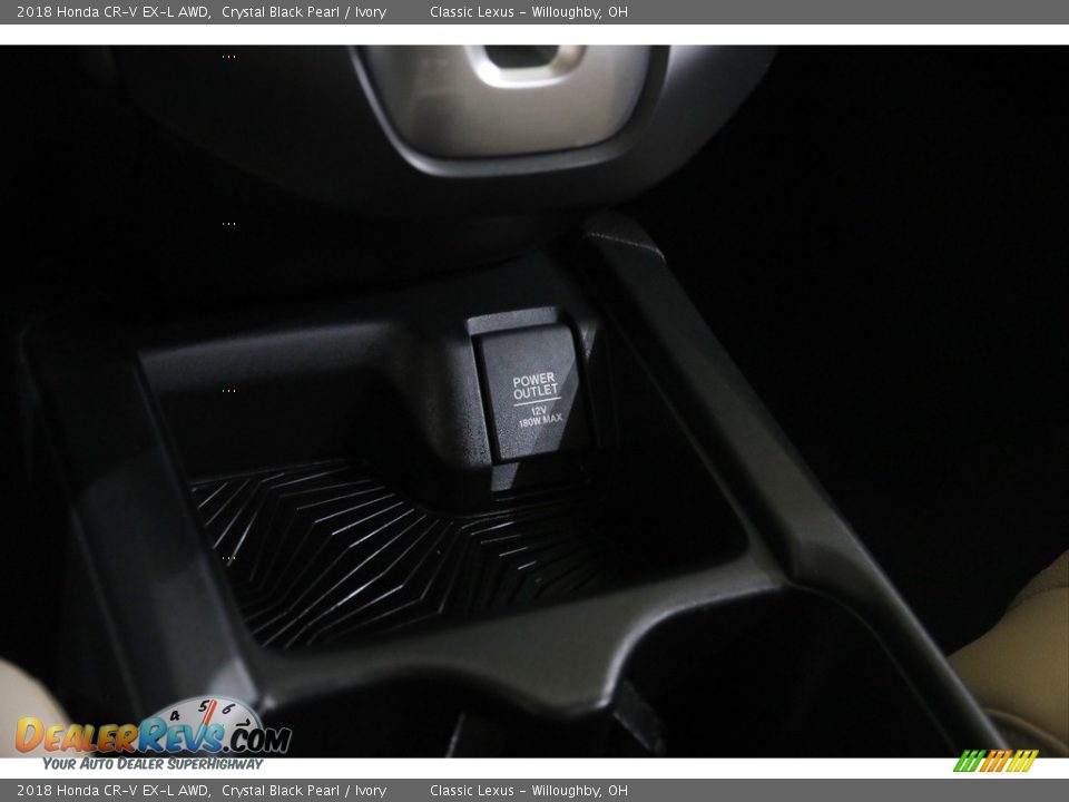 2018 Honda CR-V EX-L AWD Crystal Black Pearl / Ivory Photo #15