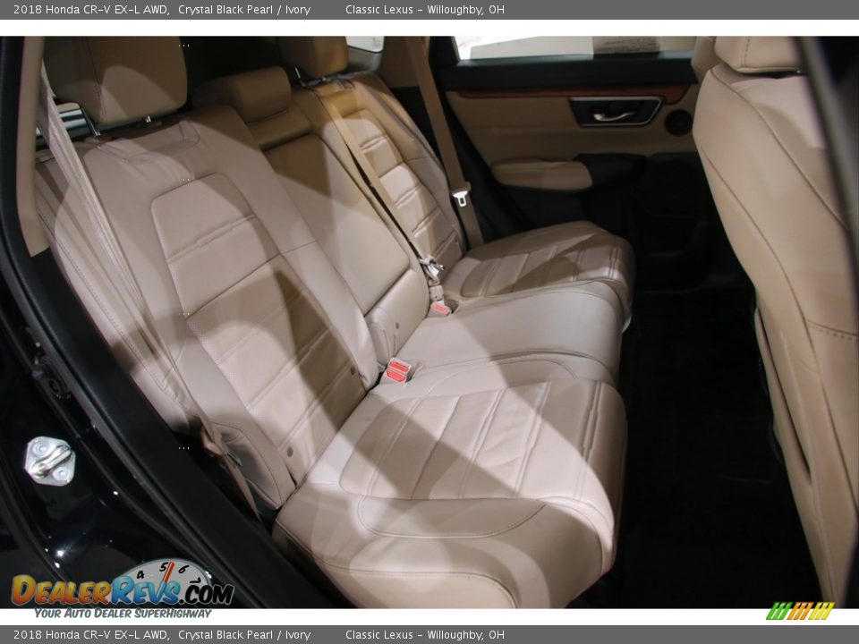 2018 Honda CR-V EX-L AWD Crystal Black Pearl / Ivory Photo #18