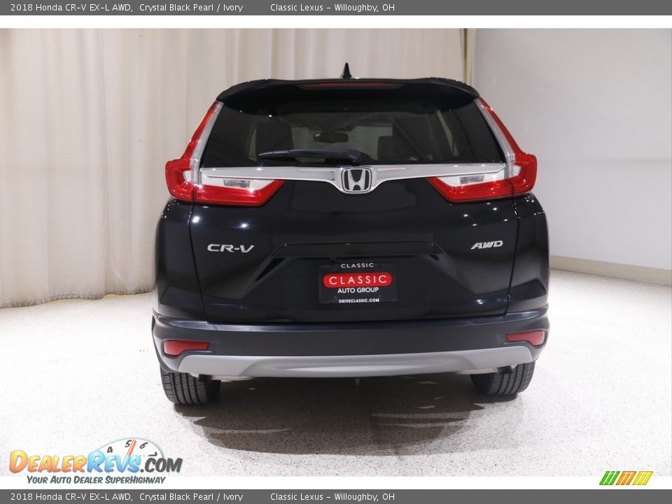 2018 Honda CR-V EX-L AWD Crystal Black Pearl / Ivory Photo #20